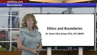 Ethics And Boundary Issues in CounselingCEUs for LPC LMHC LCSW [upl. by Etteniotnna]