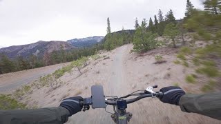 Mammoth Mountain bike park during the shoulder season [upl. by Woodman]