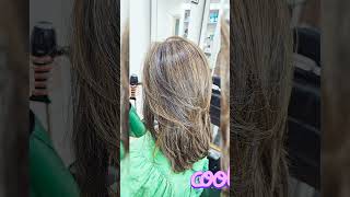 Ash Brown Highlights  Hair Cut loreal professional haircuthaircolor pelounisexsignaturesalon [upl. by Nellaf110]