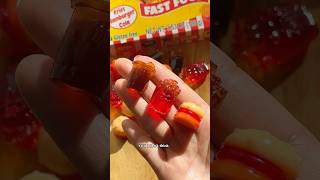 Trying Mini Fast Food Gummies 🍔🍟🥤 gummies gummy candy [upl. by Ephrem]