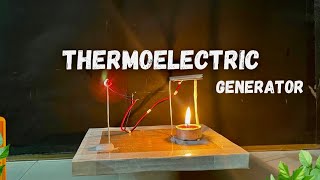 Thermoelectric Generator Physics Project for class 12peltier module [upl. by Carbrey390]