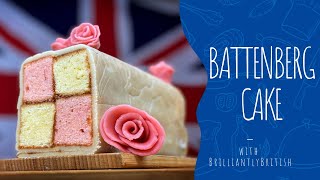 Ep43 Royal Battenberg Cake  The best rosewater and almond recipe  homemade apricot jam [upl. by Akirea]