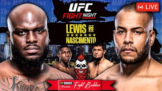 🔴UFC ST LOUIS LEWIS x NASCIMENTO  BUCKLEY x RUZIBOEV  Live Fight Commentary [upl. by Joanna]