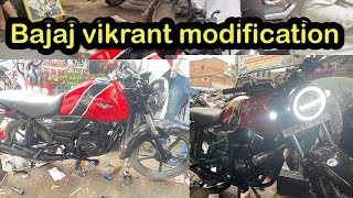 arshad bike modification bajaj vikrant v15 v12 kanpur bike modification viralvideo viral [upl. by Rigby]