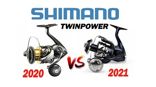 Shimano Twinpower 2020 versus Shimano Twinpower 2021 [upl. by Ennagrom]