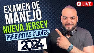 EXAMEN TEORICO DE MANEJO NEW JERSEY 2024 I Aprobarás con estas preguntas [upl. by Drofdarb]