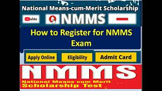 National Means Cum Merit Scholarship Exam Form  Registration  Step by Step Complete Process [upl. by Rafaj875]