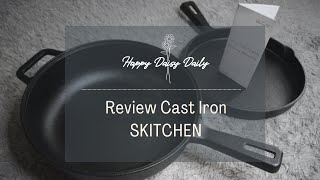 Unboxing amp Review Perlengkapan Dapur  Cast Iron SKITCHEN [upl. by Darahs]