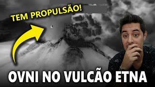 VÍDEO SECRETO DE OVNI É LIBERADO PELOS EUA  OVNI NO VULCÃO ETNA ANÁLISE [upl. by Armanda]