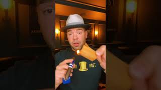 Lighting a cigar with cedar trending [upl. by Ramey]