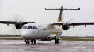 Último voo da Passaredo em SinopMT  ATR 72600 PRPDI 25032017 [upl. by Ahsiekal]