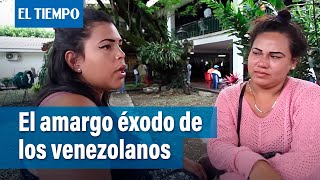 Venezolanos entre quedarse en Cali o seguir su éxodo  El Tiempo [upl. by Shanley16]