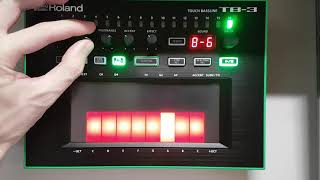 Roland Aira Tb3  How To Build TechnoTrance Bassline Basic [upl. by Nahtahoj256]