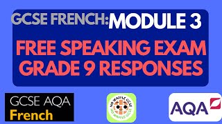 Free GCSE French Speaking Exam Grade 9 Paragraphs  Module 3 [upl. by Chaim]