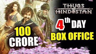 Thugs Of Hindostan CROSSED 100 CRORE  4th Day Collection  Box Office  Aamir Amitabh Katrina [upl. by Shermie571]