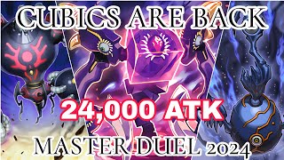 CUBIC DECK GAMEPLAY WITH 24000 ATK  YUGIOH MASTER DUEL [upl. by Kentiggerma]