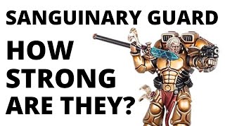 Sanguinary Guard  How Strong are They Blood Angels Unit Review in 10th [upl. by Tulley785]