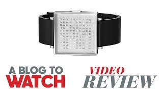 QlockTwo W39 Watch Review  aBlogtoWatch [upl. by Yelad]