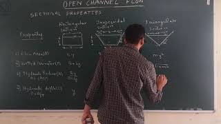 Open Channel Flow  6 Flow Area A Wetted Perimeter P Hydraulic Radius R and Hydraulic Depth D [upl. by Eenafit]