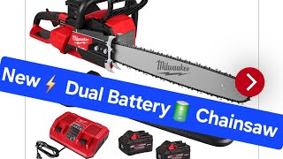 ⚡️NEW⚡️ Milwaukee M18 FUEL 18V Brushless Cordless 20 in🔋 Dual Battery Chainsaw Kit [upl. by Primalia]