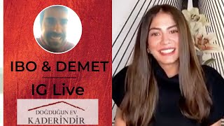 Ibrahim Celikkol amp Demet Ozdemir ❖ Instagram Live ❖ English ❖ 2020 [upl. by Drofnats864]