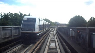 Lille VAL 208 Métro Ligne 1  Pont de Bois à 4 Cantons [upl. by Carlick]