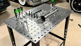 TITANIUM Modular Welding Table Assembly  HARBOR FREIGHT howto weldingtable [upl. by Latsyrc339]