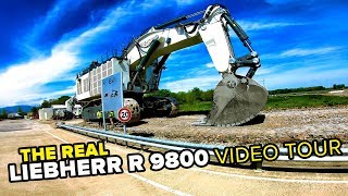 Liebherr R 9800 the biggest Liebherr excavator POV tour 4K [upl. by Hamlen]