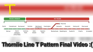 Remember The T Transperth THO ATrain 345 full journey from Thornlie to Perth [upl. by Magill]