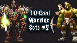 Jessiehealz  10 Cool Warrior Transmog Sets 5 World of Warcraft [upl. by Marco]