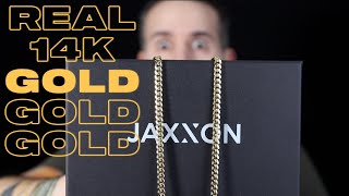 Jaxxon 14k Solid Gold Cuban Link Chain  First Impressions [upl. by Decima]