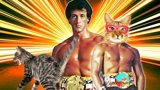 CATS Take On ROCKY BALBOA Training 🥊 🐾 [upl. by Nerissa]