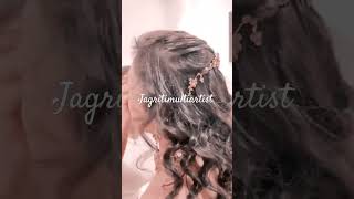 thin hair hairstyle hairstyle jagritimultiartist hair openhairstyle [upl. by Alol]