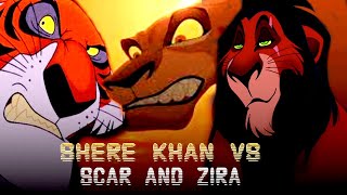 shere khan vs scar and zira [upl. by Dwyer996]