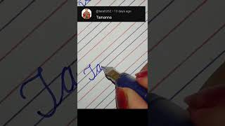 How to write the alphabet AtoZ in cursive writingHandwriting practice cursivehandwriting our name [upl. by Launce]