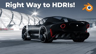 Do You ACTUALLY Know How to Use HDRIs  Blender 3D Tutorial 💥 [upl. by Ordnas]