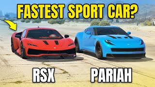 GTA ONLINE  ITALI RSX VS PARIAH WHICH IS FASTEST [upl. by Nowed]