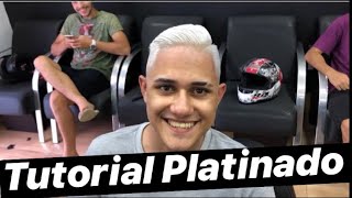 TUTORIAL PLATINADO MASCULINO Passo a Passo [upl. by Clarkson]