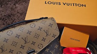 Unboxing Louis Vuitton Pochette Métis  Monogram Reverse Canvas  By Nadya Liauw [upl. by Rusert]