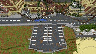 Minecraft Apocalyptic City Lets Build 5  Finishing up Parking lot [upl. by Kassia555]