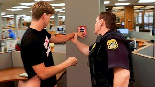 Pulling Fire Alarm Prank [upl. by Norat]