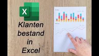 Hoe maak je een klantenbestand in Excel Tutorial Nederlands [upl. by Sardella]