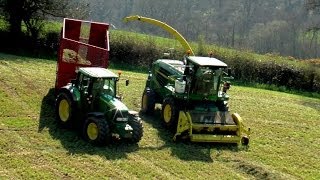 Silage 14  Nine Tractors and Two Foragers [upl. by Reidid]