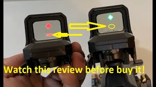 Sightmark Ultra Shot RSpec Reflex Sight RedGreen MultiReticle SM26031 Review [upl. by Attelahs]