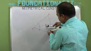 How to construct Incircle of a Triangle [upl. by Braswell]