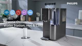 Philips Reverse Osmosis Water Station Hot amp Cold  ADD6921DG79 [upl. by Rehotsirhc]