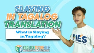 SLAYING IN TAGALOG  What is Slaying in Tagalog  Meaning of Slaying in Tagalog [upl. by Lunette176]