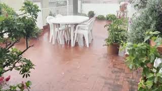 Lluvia intensa en Viladecans Barcelona [upl. by Odel277]