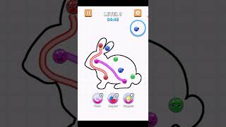 Color Dots Connect puzzle game shorts youtubeshorts ytshorts [upl. by Atiniv715]