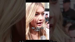 Gigi Hadid talks🙂🙂👏 about her fashion goals gigihadid fashion model trending shorts [upl. by Undine795]